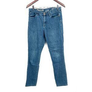 Madewell high riser stretch denim skinny jeans lightweight cotton blend 28x32 28